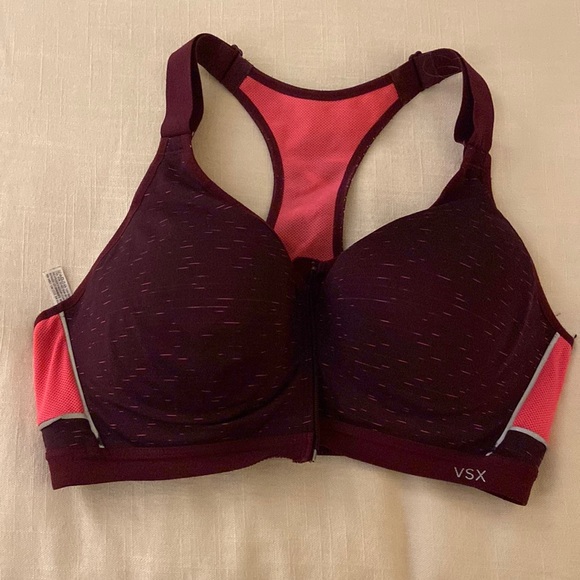 Soutien-gorge Sport Victoria's Secret VSX Rembourré Zippé – Taille 32A – Neuf